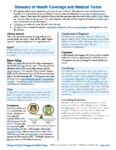 Glossary of Health Coverage and Medical Terms