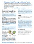 Uniform Glossary of Health Coverage and Medical Terms